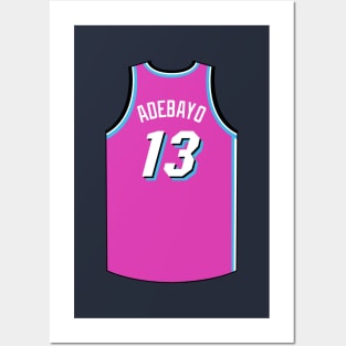 Bam Adebayo Miami Jersey Qiangy Posters and Art